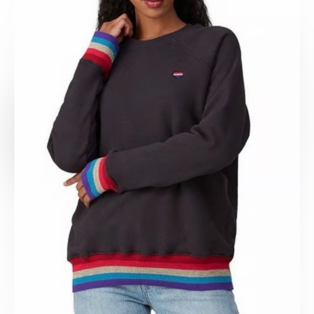 Spiritual Gangster Rainbow Classic black sweatshirt